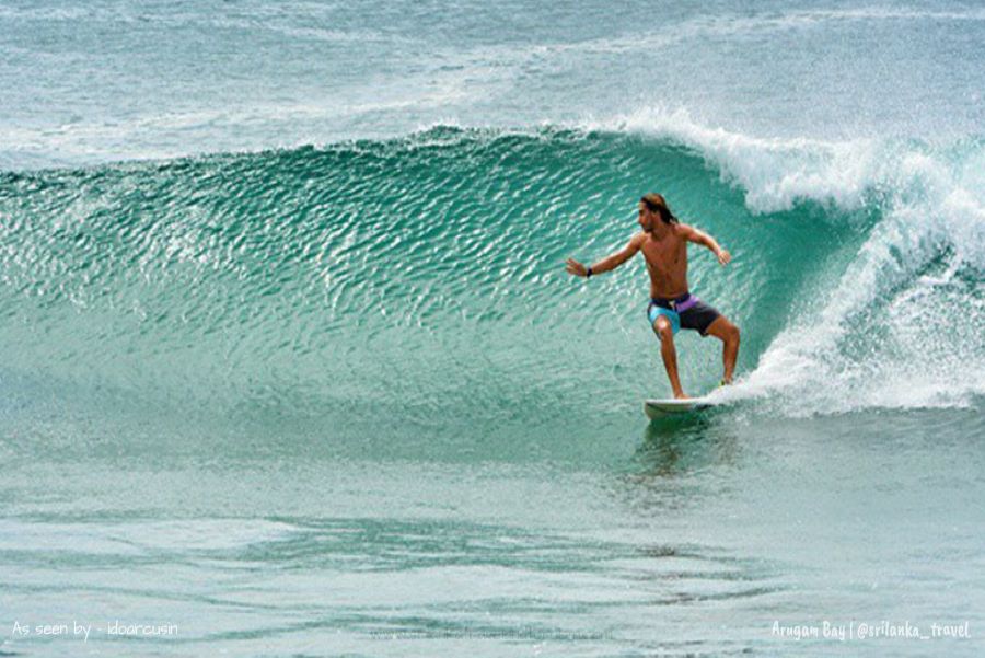 Surf - Top attraction in ArugamBay, Sri Lanka