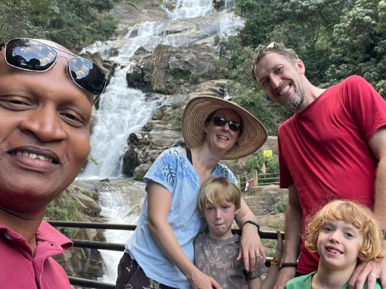 Tourists enjoying the Ceylon Heritage package in Sri Lanka