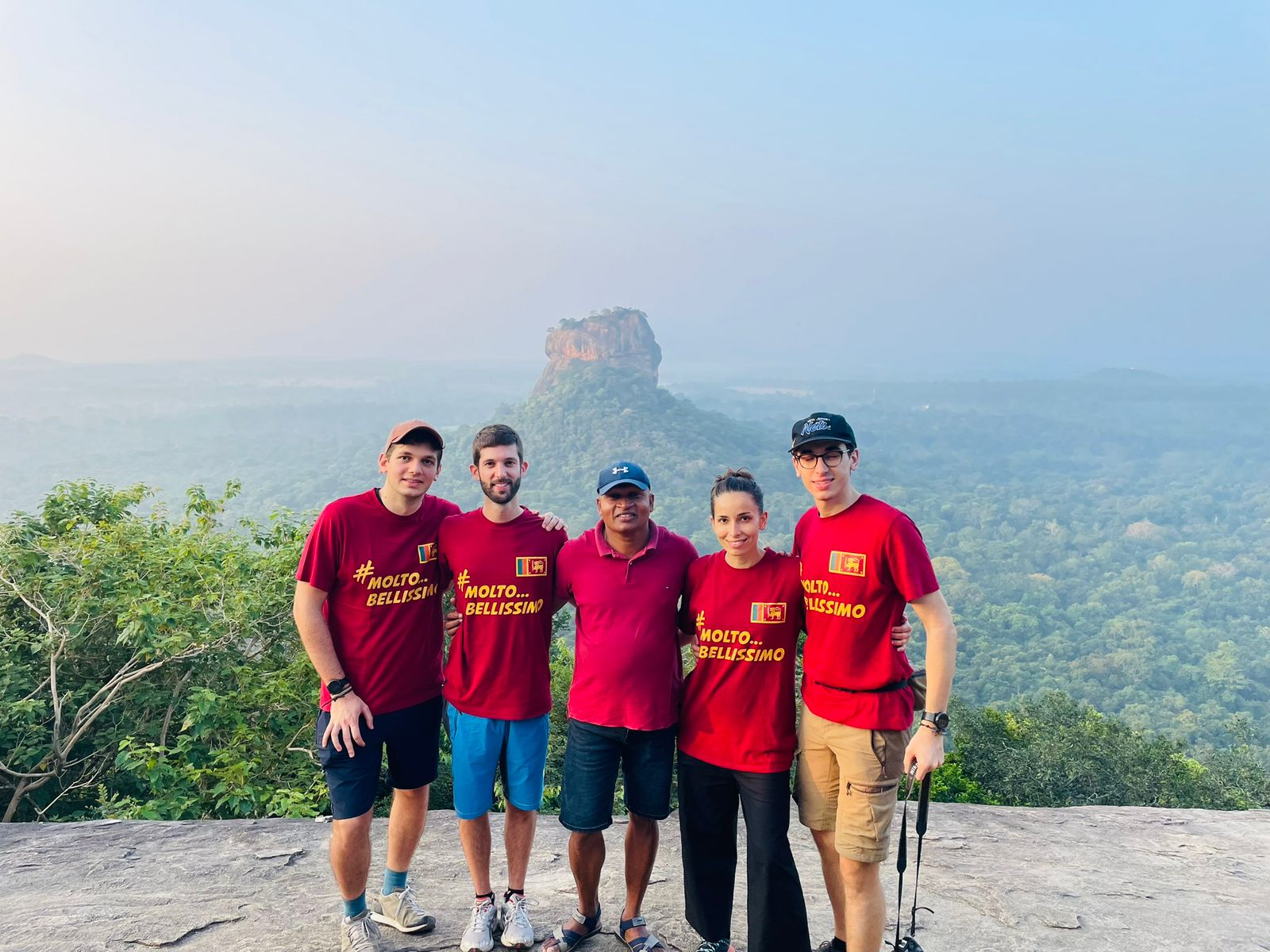 Happy international guests on a custom Sri Lanka tour with Imalanka Tours 1