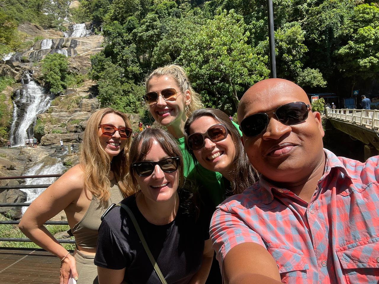 Happy international guests on a custom Sri Lanka tour with Imalanka Tours 3